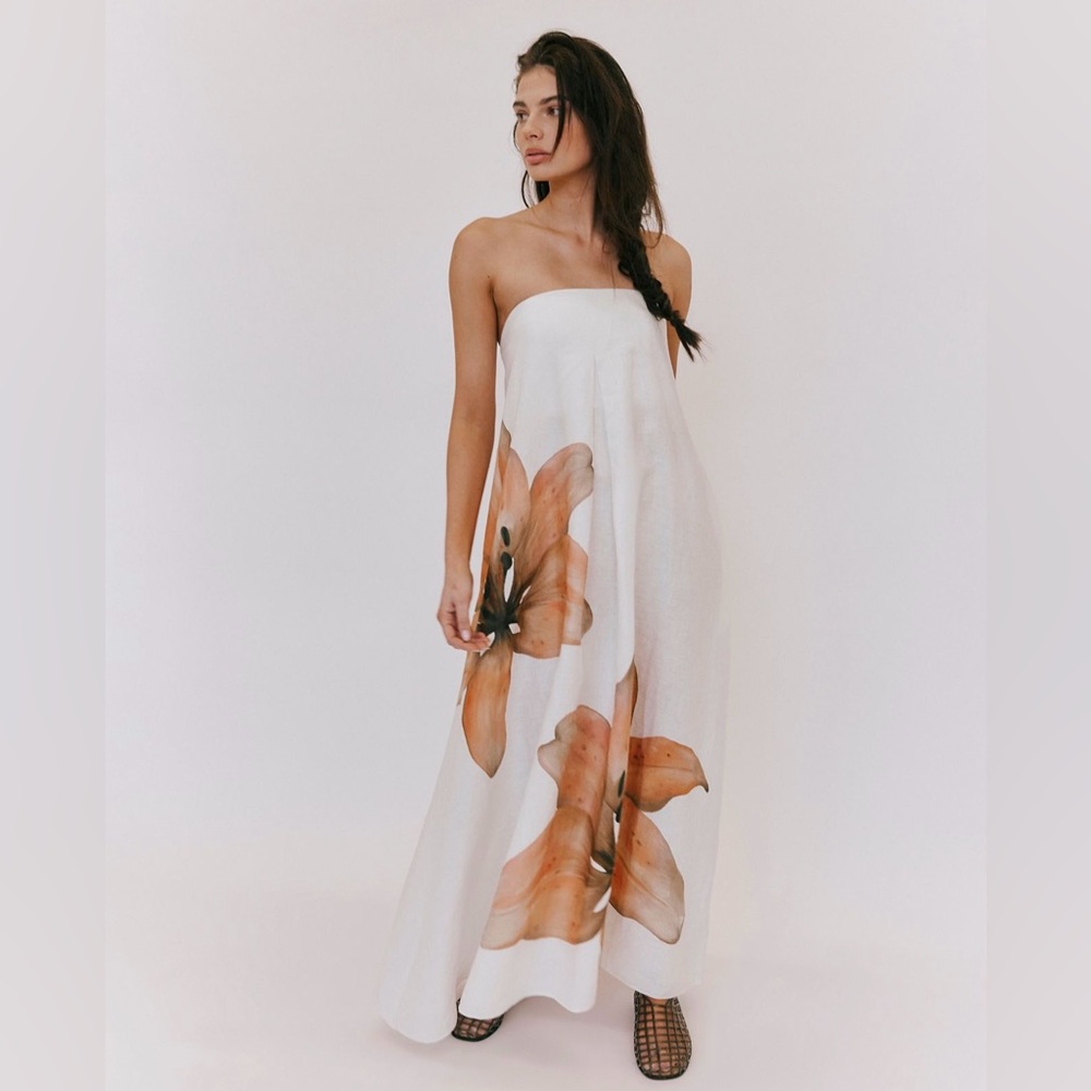 Significant Other Parisa Linen Dress -Size 16W